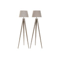 Floor Lamp DKD Home Decor 40 x 40 x 154 cm Beige Metal Cream Plastic