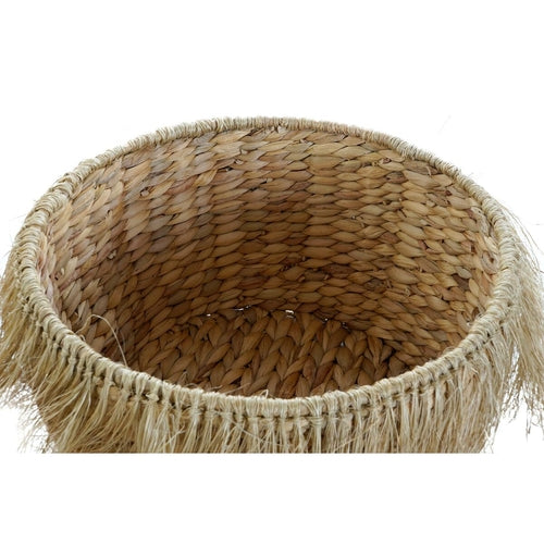 Basket set DKD Home Decor 43 x 43 x 24 cm Fringe Boho