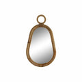 Wall mirror DKD Home Decor Brown Crystal Rattan Natural Tropical 39 x
